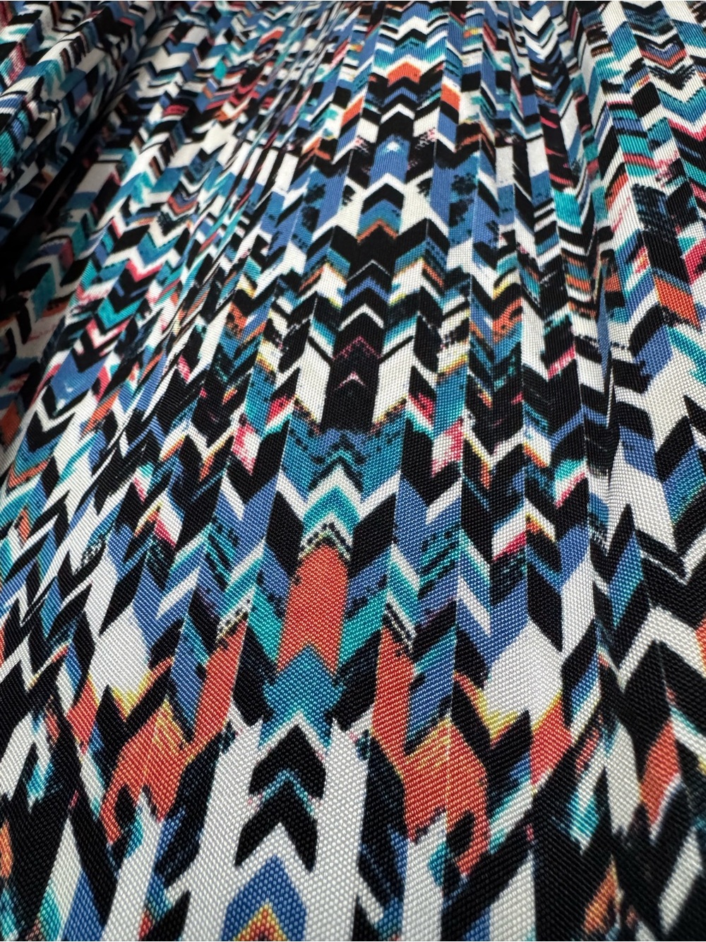 Parker Beaded Halter Maxi Dress in Multi-Blue Print - Picture 8 of 8